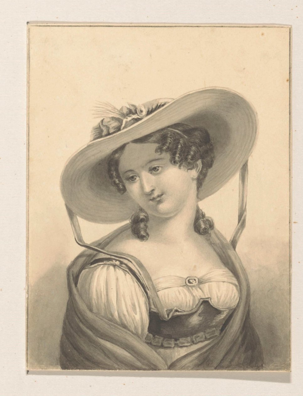 Dziewczyna w kapeluszu autorstwa Pieter Cornelis van den Velden