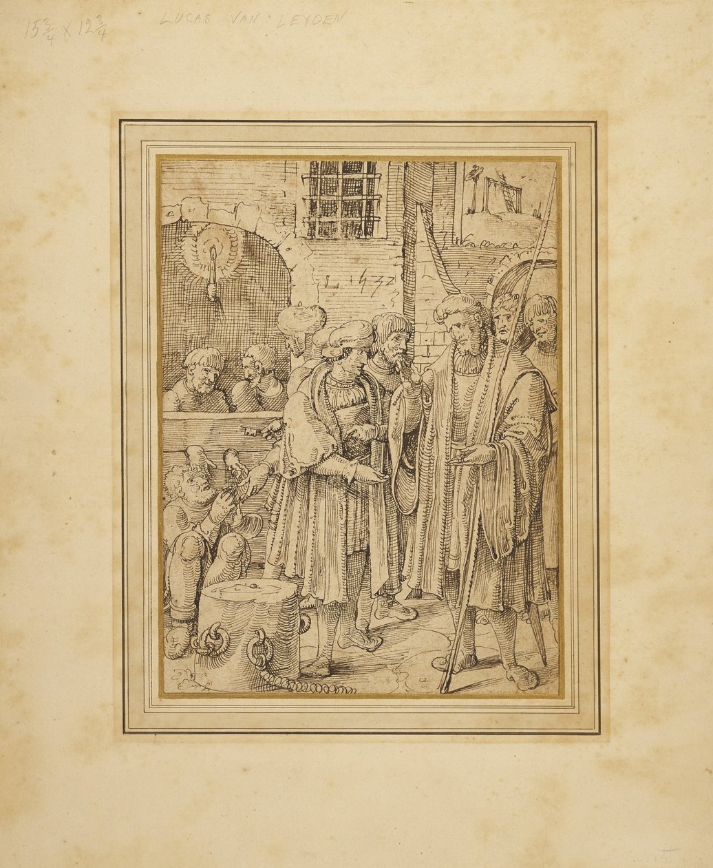 Siedem aktów miłosierdzia: Uwolnienie więźniów autorstwa Pieter Cornelisz. (Kunst)