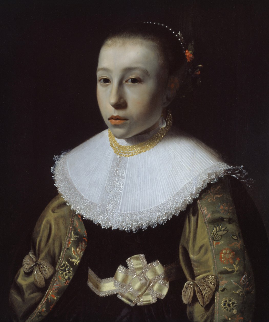 Portret młodej dziewczyny, 1633-35 autorstwa Pieter Dubordieu