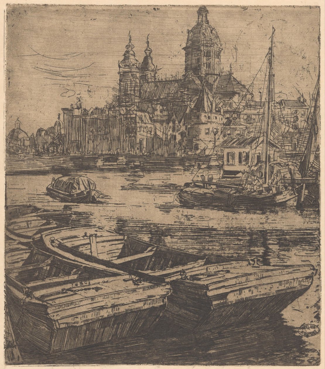 Bazylika św. Mikołaja w Amsterdamie autorstwa Pieter Dupont