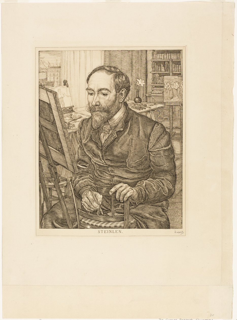 Portret Teofila Alexandre Steinlena autorstwa Pieter Dupont