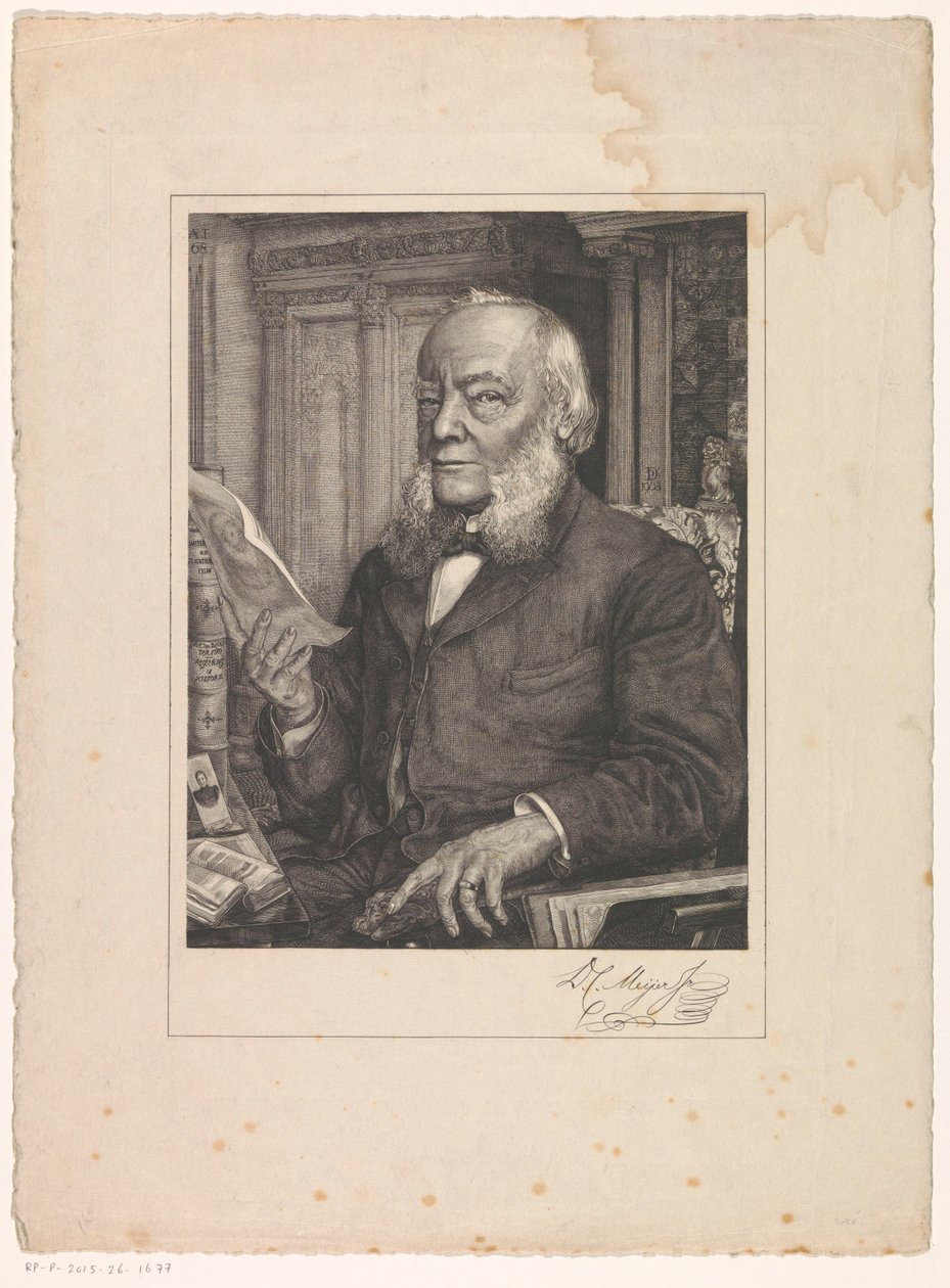 Portret Dirka Christiana Meijera Jr. autorstwa Pieter Dupont