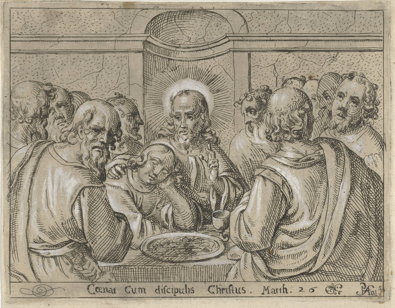 Ostatnia Wieczerza autorstwa Pieter Feddes van Harlingen