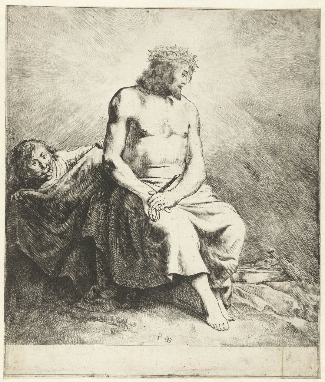 Szyderstwo z Chrystusa autorstwa Pieter Fransz de Grebber