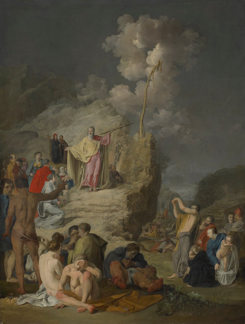 Mojżesz i wąż miedziany autorstwa Pieter Fransz. de Grebber