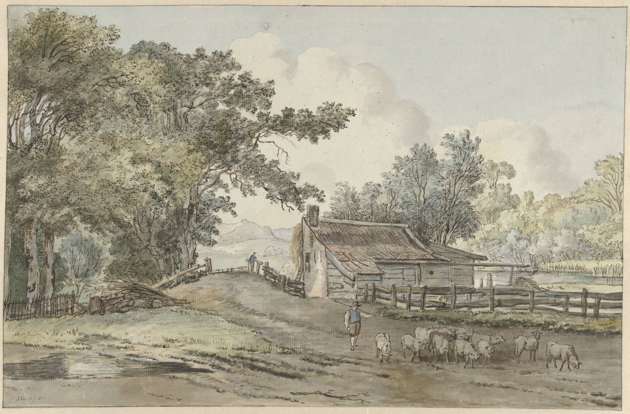 Elswoutshoek w Overveen autorstwa Pieter Gerardus van Os