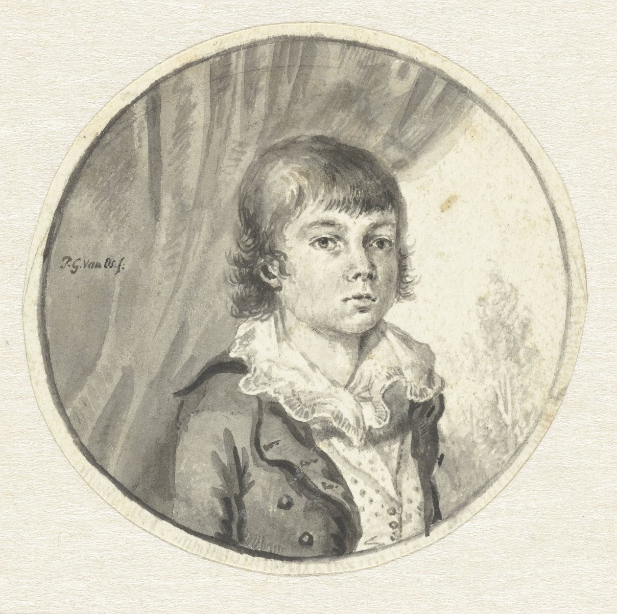 Portret chłopca autorstwa Pieter Gerardus van Os