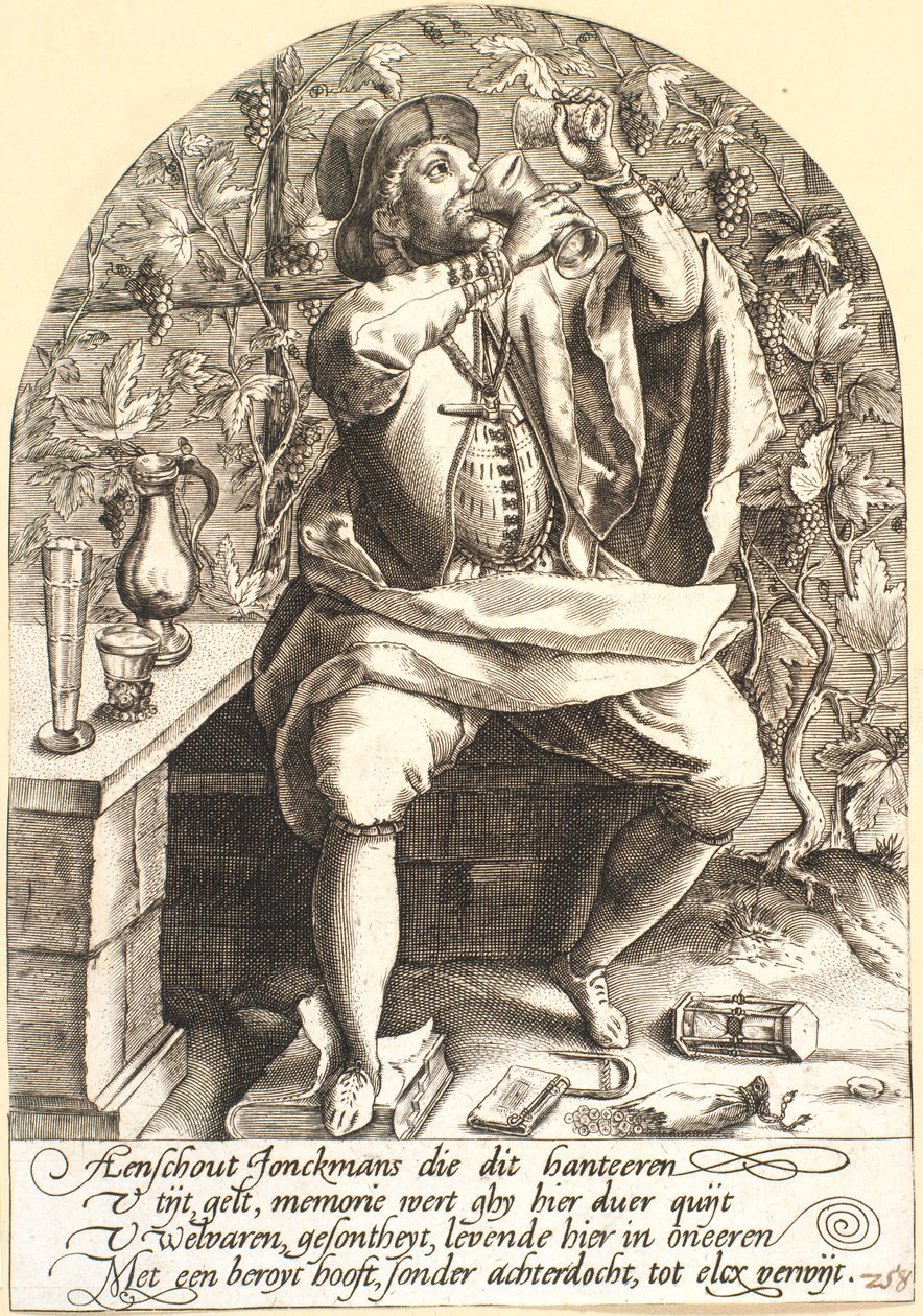 Sir, satyra na pijaństwo autorstwa Pieter Goos