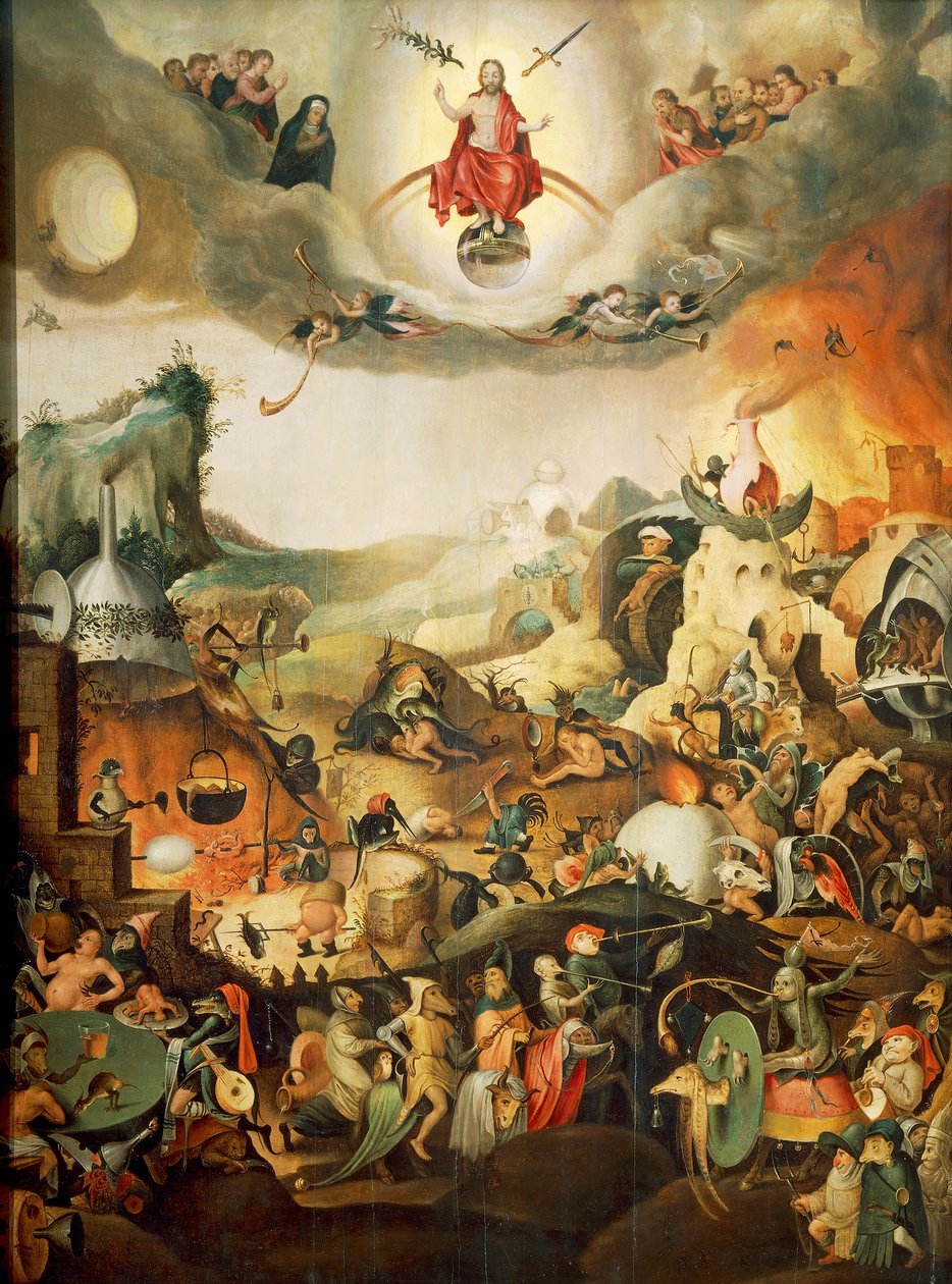 Sąd Ostateczny, około 1554, Pieter Huys (około 1520-1581) autorstwa Pieter Huys
