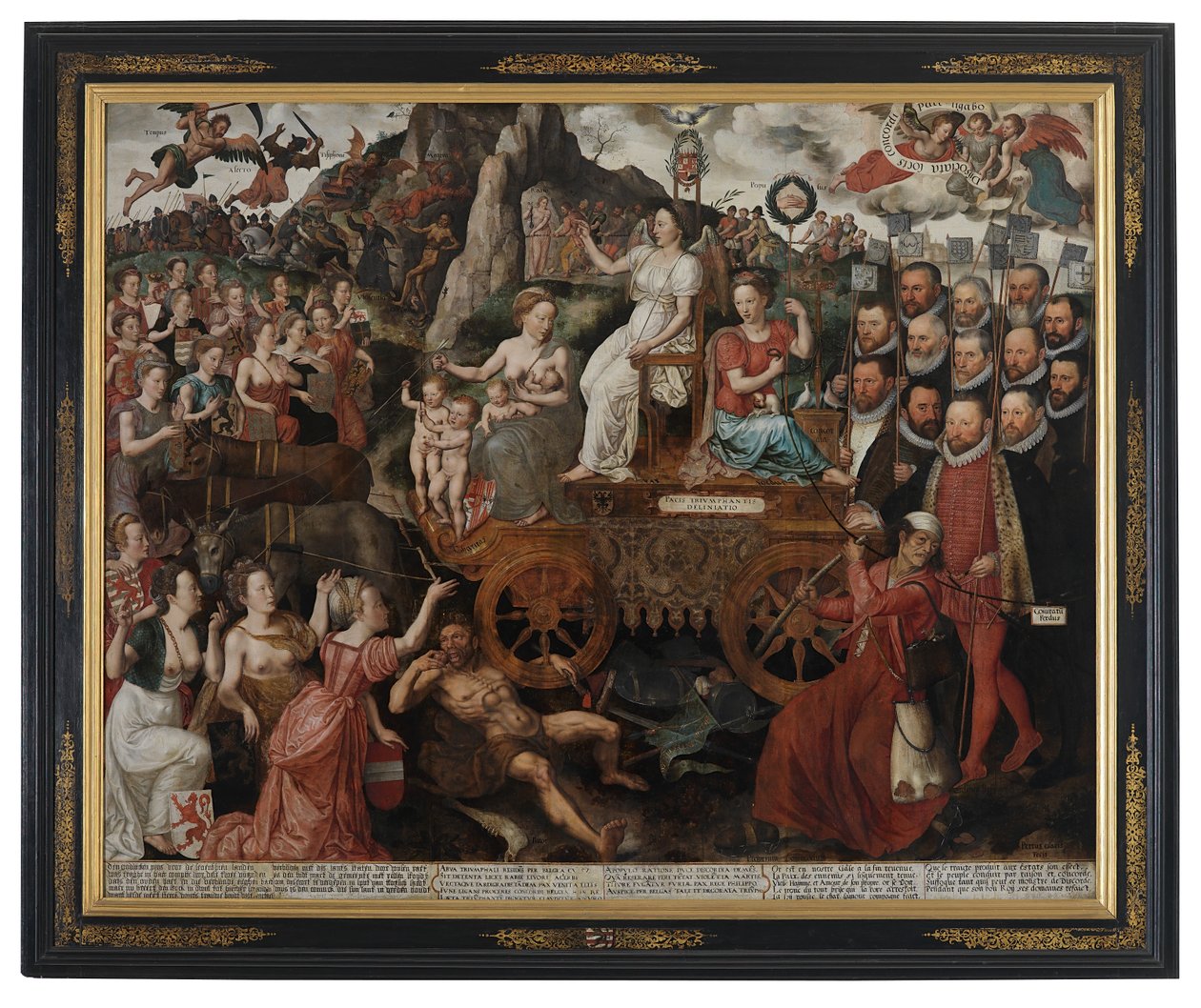 Alegoria pokoju w Niderlandach z 1577 r autorstwa Pieter II Claeissens