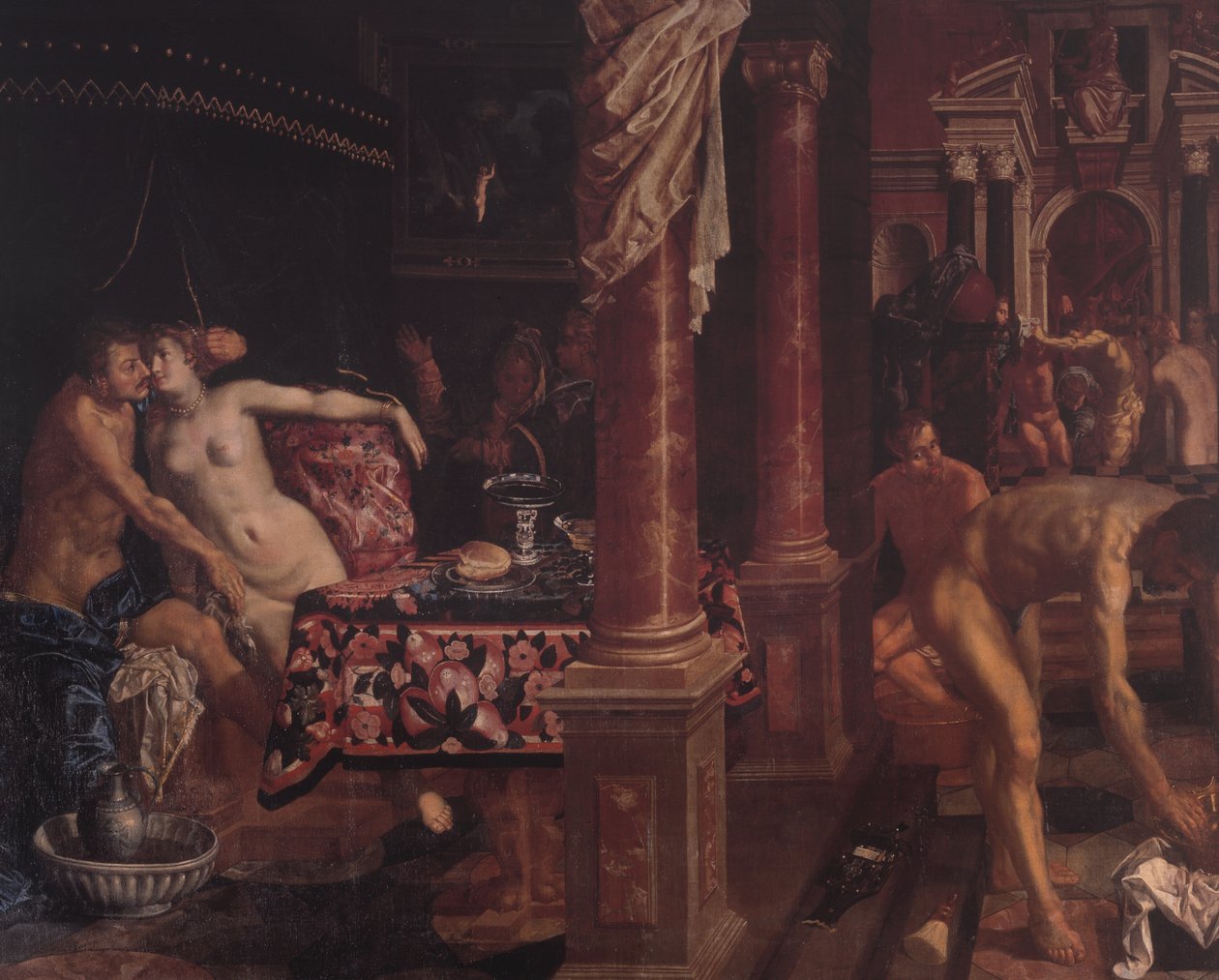 Łaźnia autorstwa Pieter Isaacsz