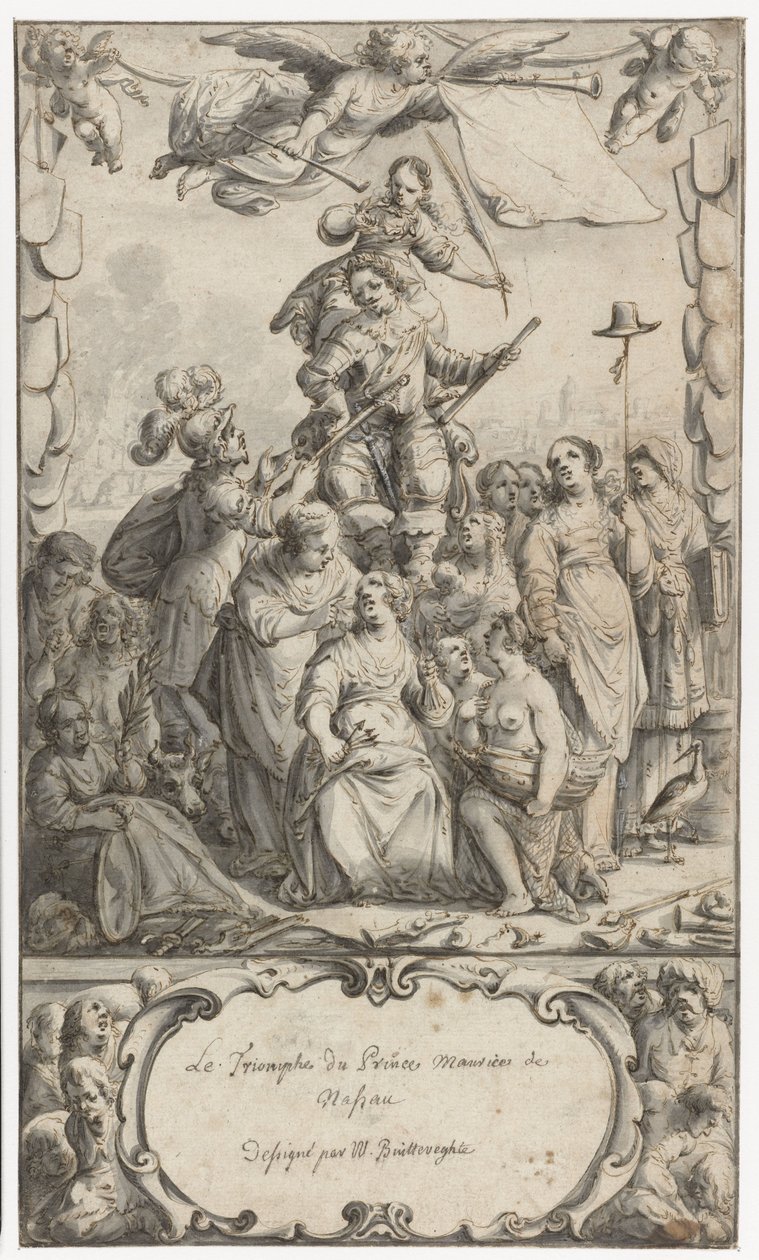 Frontispiece Projekt dla Fredericka Hendricka van Nassauwa autorstwa Pieter Jansz