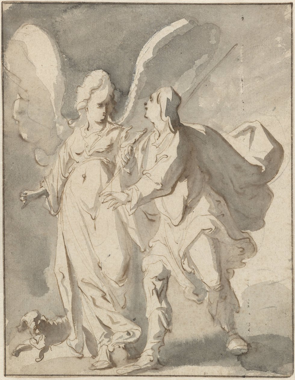 Tobiasz w Aniele autorstwa Pieter Jansz
