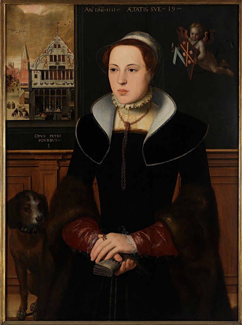 Portret Jacquemyne Buuck autorstwa Pieter Jansz. Pourbus
