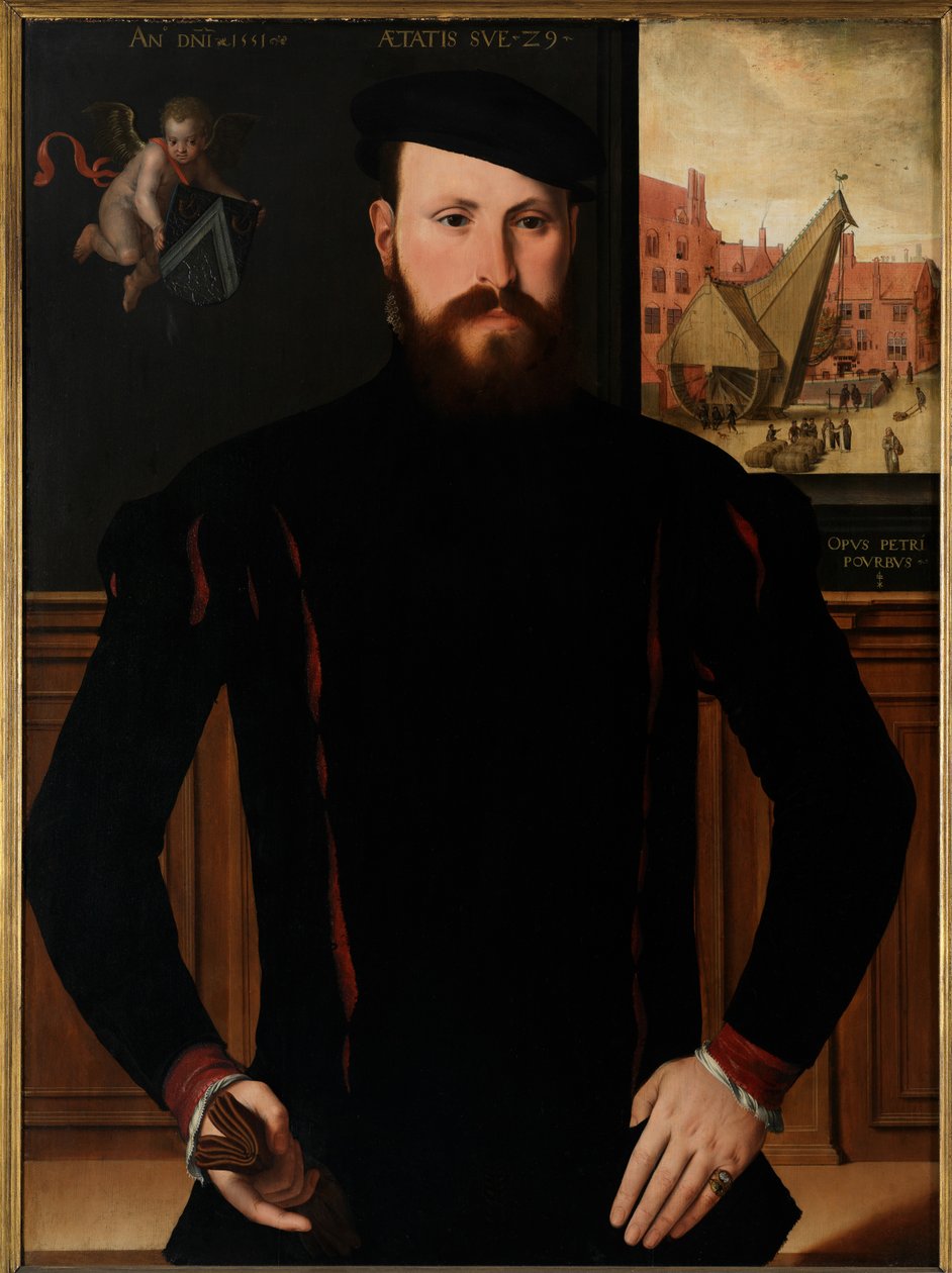 Portret Jana van Eyewerve autorstwa Pieter Jansz. Pourbus