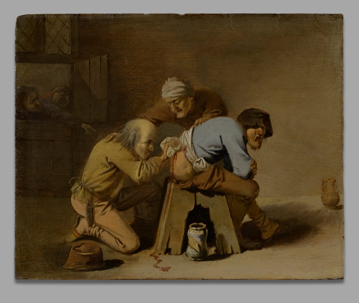 Znachor w pracy w stodole autorstwa Pieter Jansz. Quast