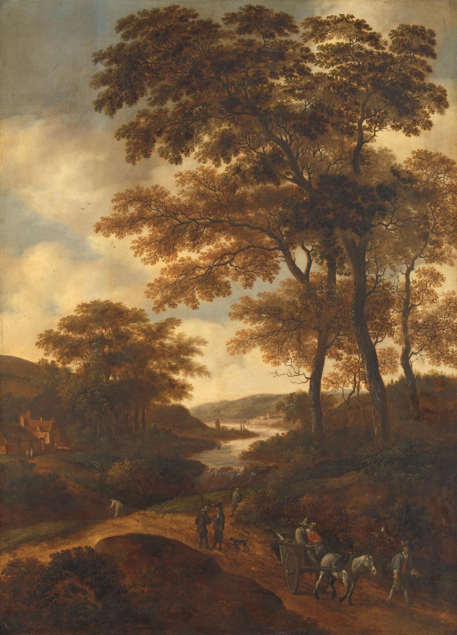 Zalesiony krajobraz autorstwa Pieter Jansz. van Asch