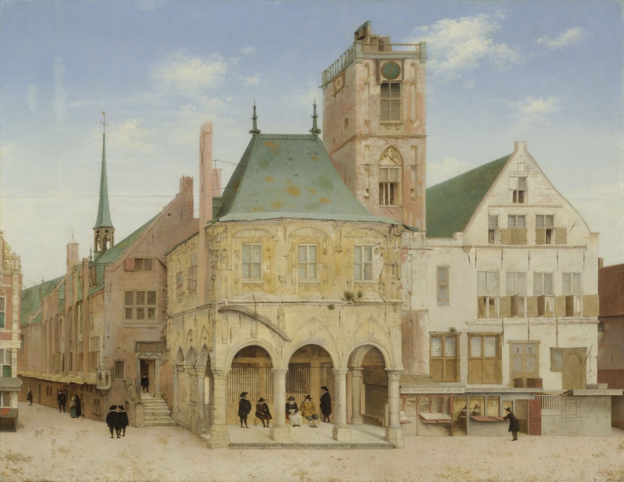 Ratusz Staromiejski w Amsterdamie, 1657 autorstwa Pieter Janszoon Saenredam
