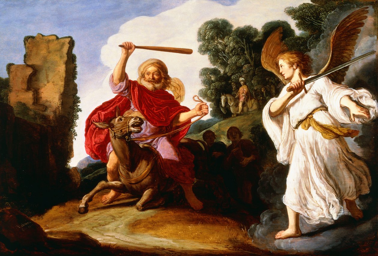 Balaam i Osioł, 1622 autorstwa Pieter Lastman
