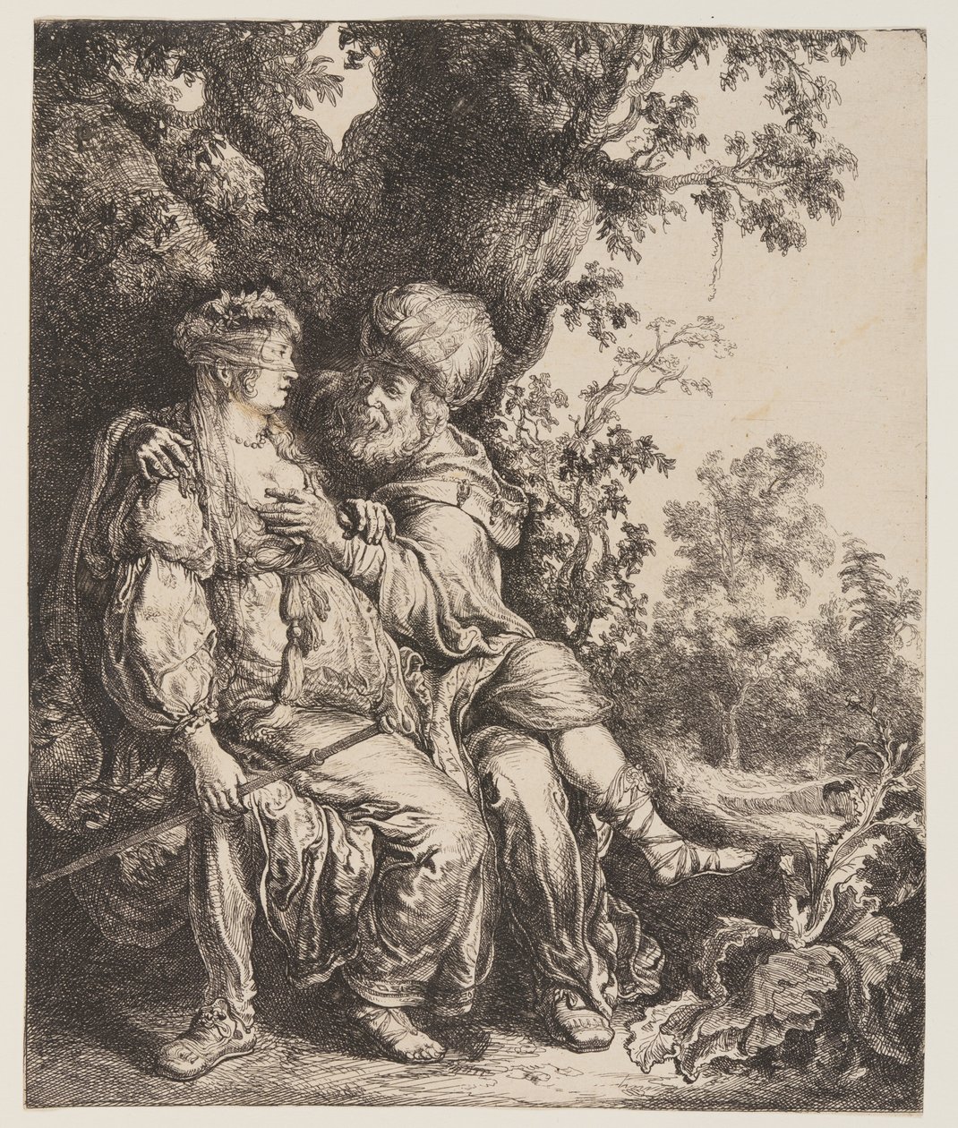 Juda i Tamar autorstwa Pieter Lastman