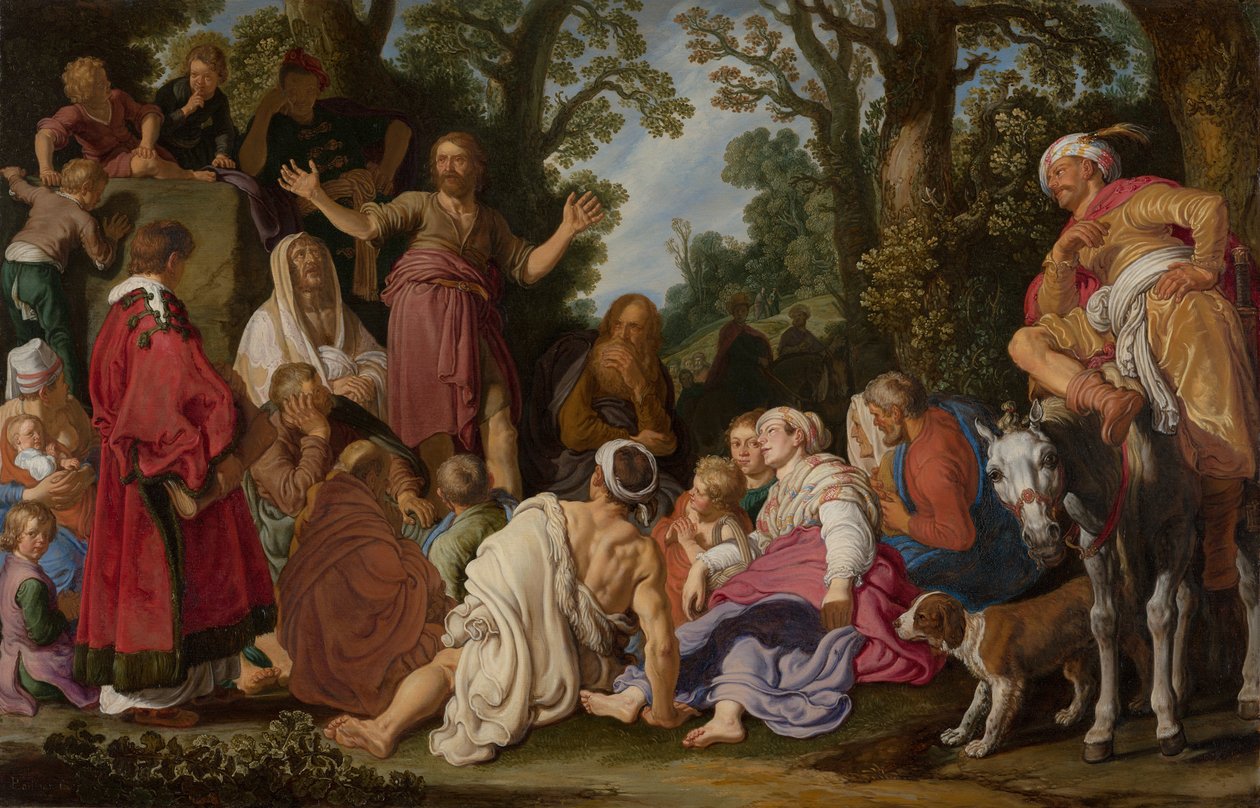 Święty Jan Chrzciciel głoszący kazanie autorstwa Pieter Lastman