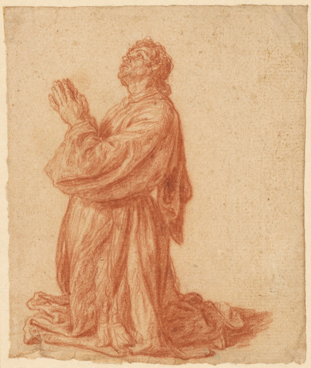 Studie eines knienden Mannes autorstwa Pieter Lastman