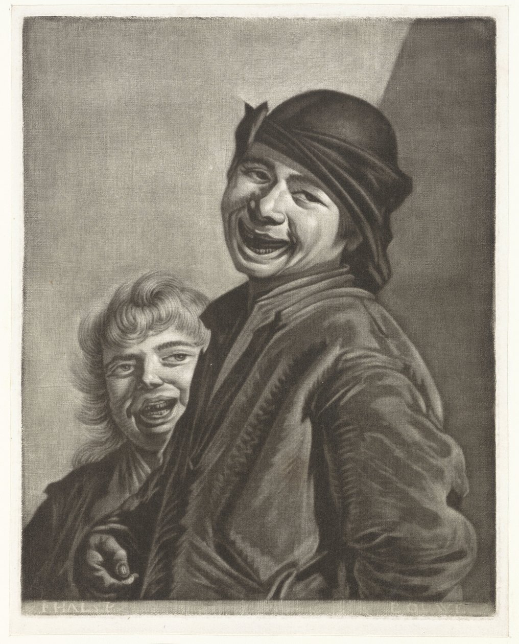 Dwóch uśmiechniętych chłopców autorstwa Pieter Louw