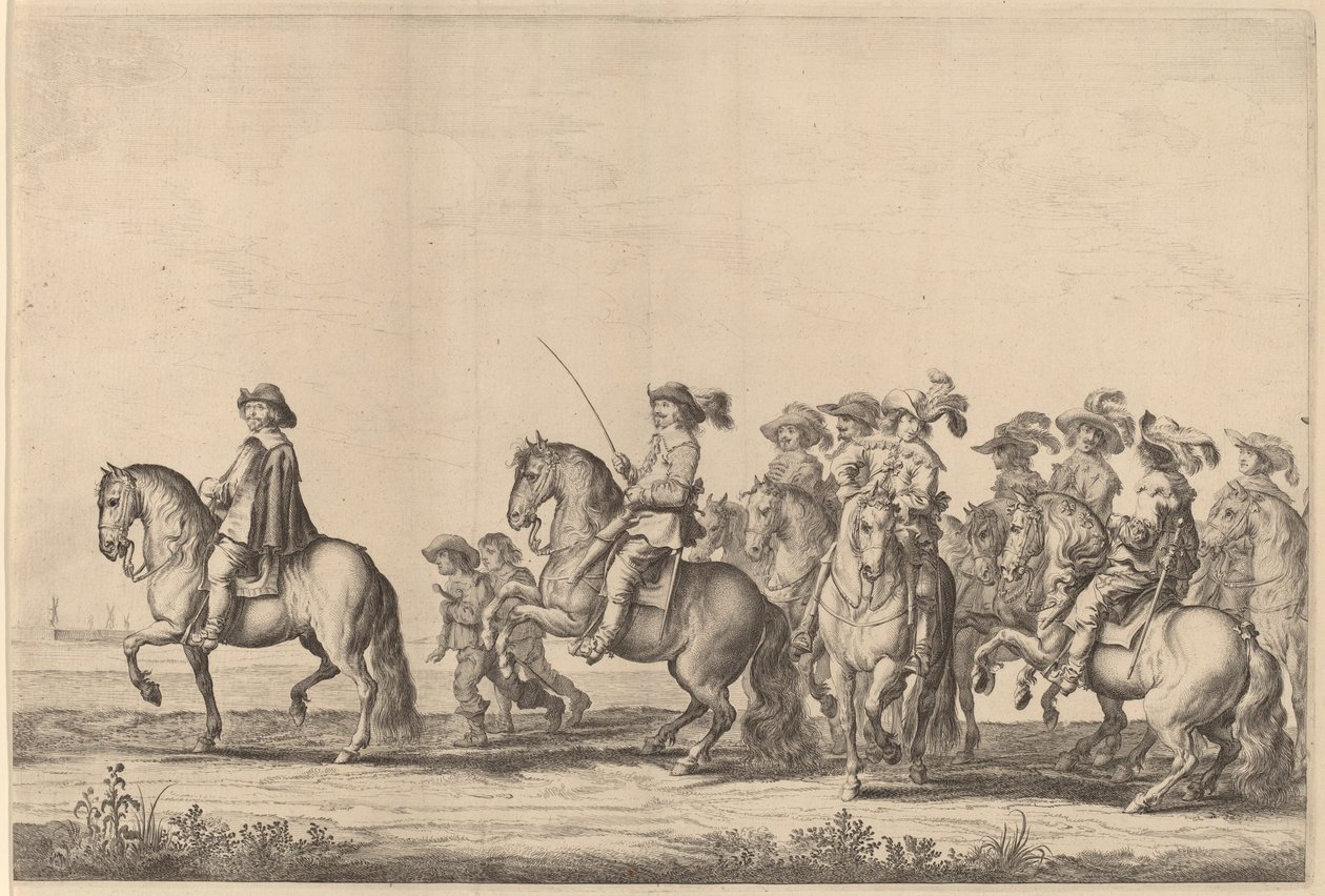 Wjazd Marie de Medici do Amsterdamu [tablica 2 z 6] autorstwa Pieter Nolpe
