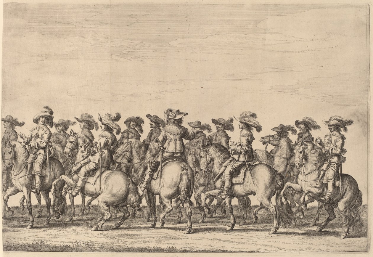Wjazd Marie de Medici do Amsterdamu [tablica 3 z 6] autorstwa Pieter Nolpe