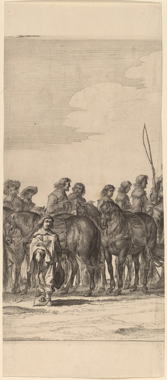 Wjazd Marie de Medici do Amsterdamu [tablica 5 z 6] autorstwa Pieter Nolpe