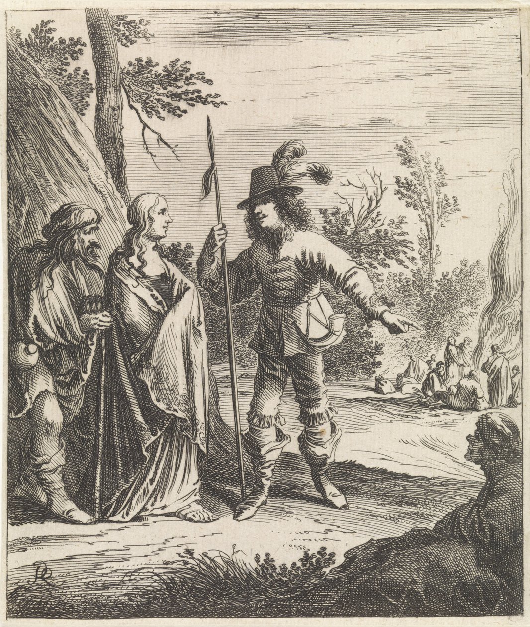 Konstancja w rozmowie z Donem Jan autorstwa Pieter Nolpe