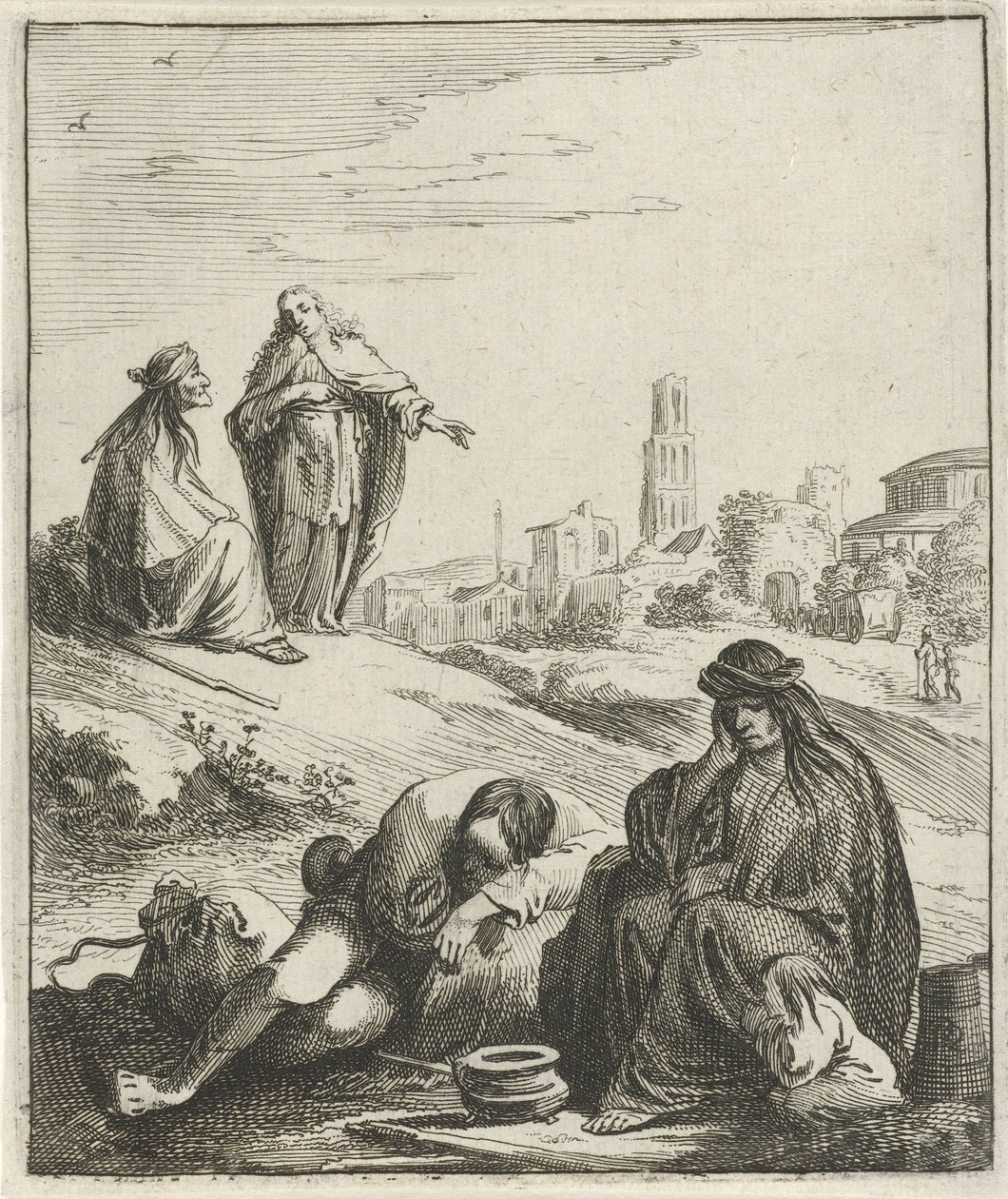 Majombe en Konstance uzbrojona figura autorstwa Pieter Nolpe