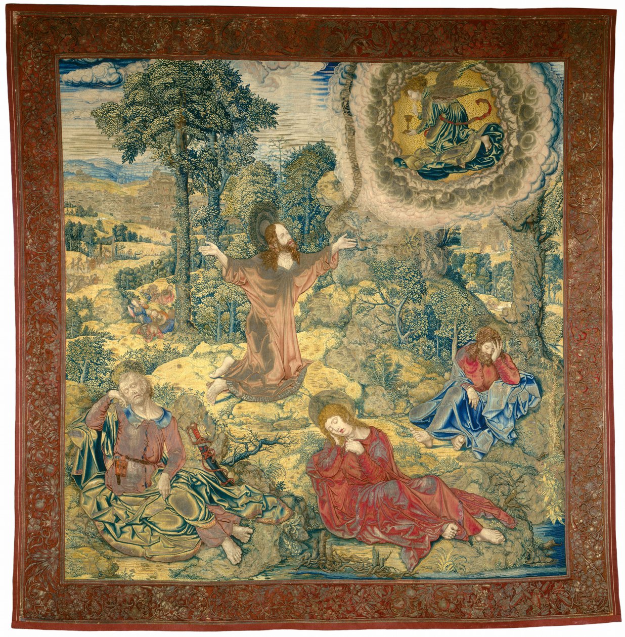 Ogród Getsemani autorstwa Pieter Pannemaker I after Bernard van Orley