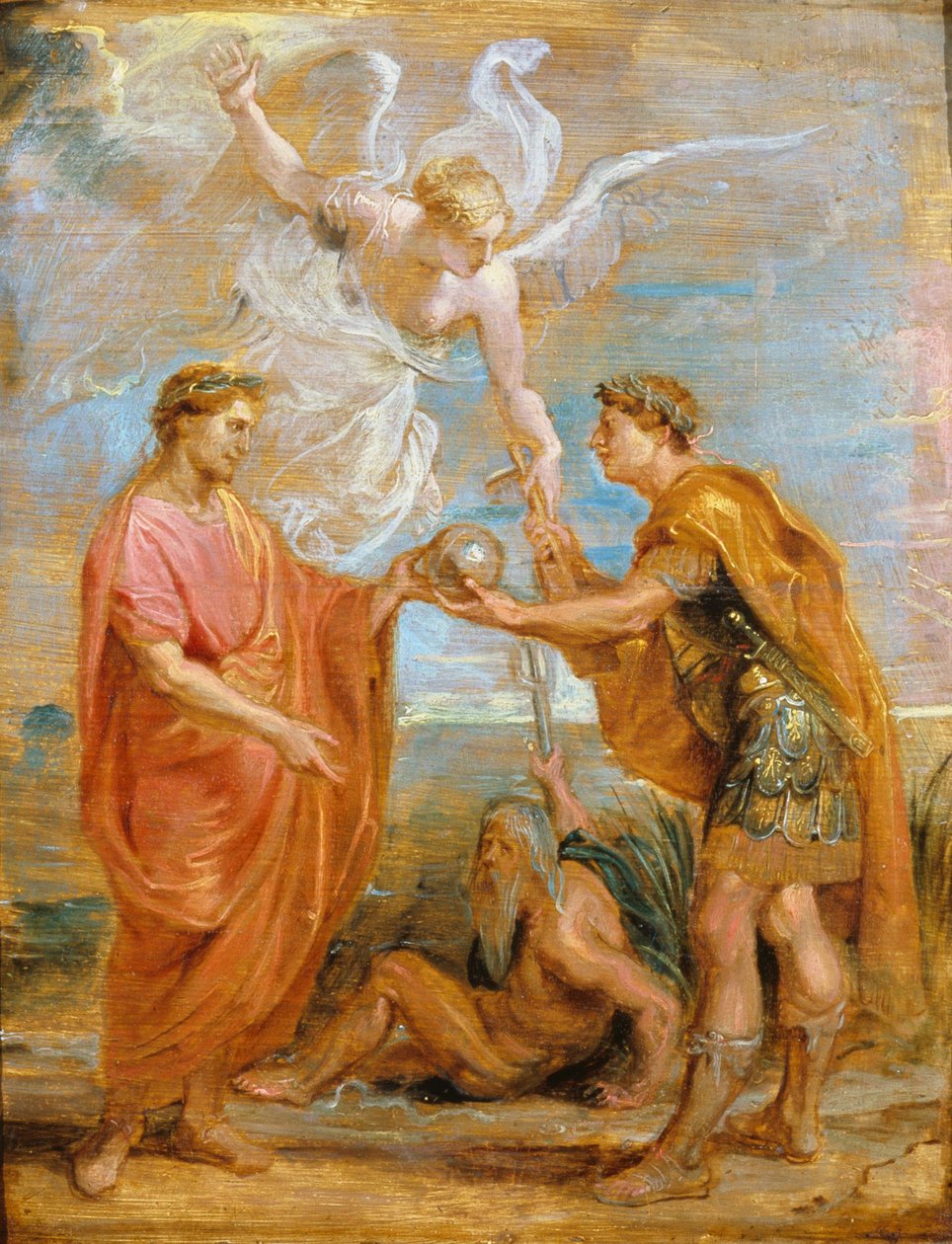 Konstancjusz mianuje Konstantyna swoim następcą, 1622 autorstwa Peter Paul Rubens