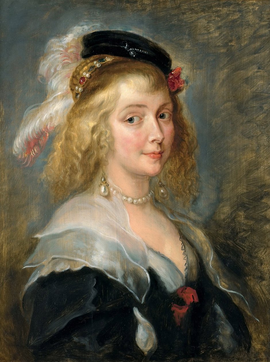 Portret Hélène Fourment, 1640. autorstwa Peter Paul Rubens