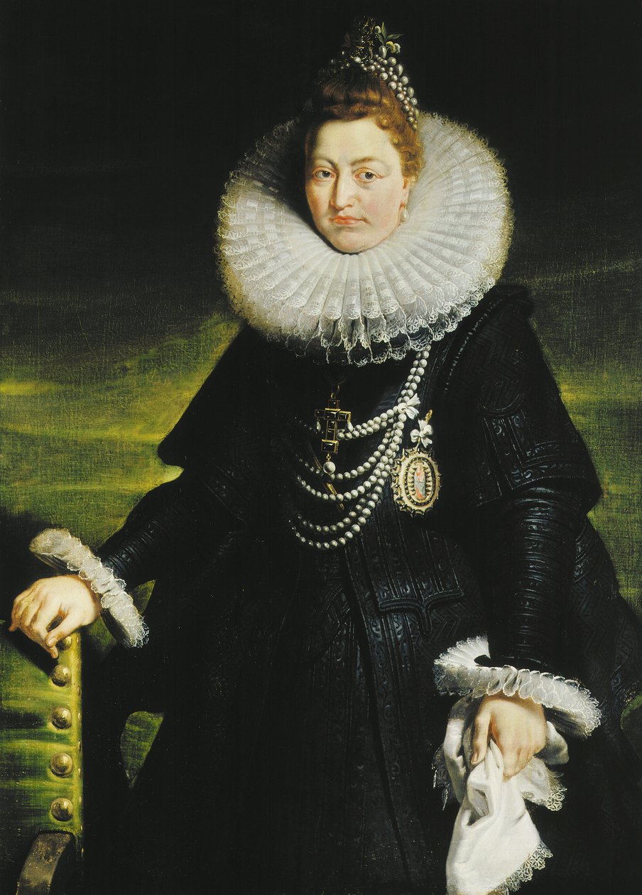 Portret Infantki Isabelli Clara Eugenia z Hiszpanii 1566-1633, 1616. autorstwa Pieter Paul Rubens