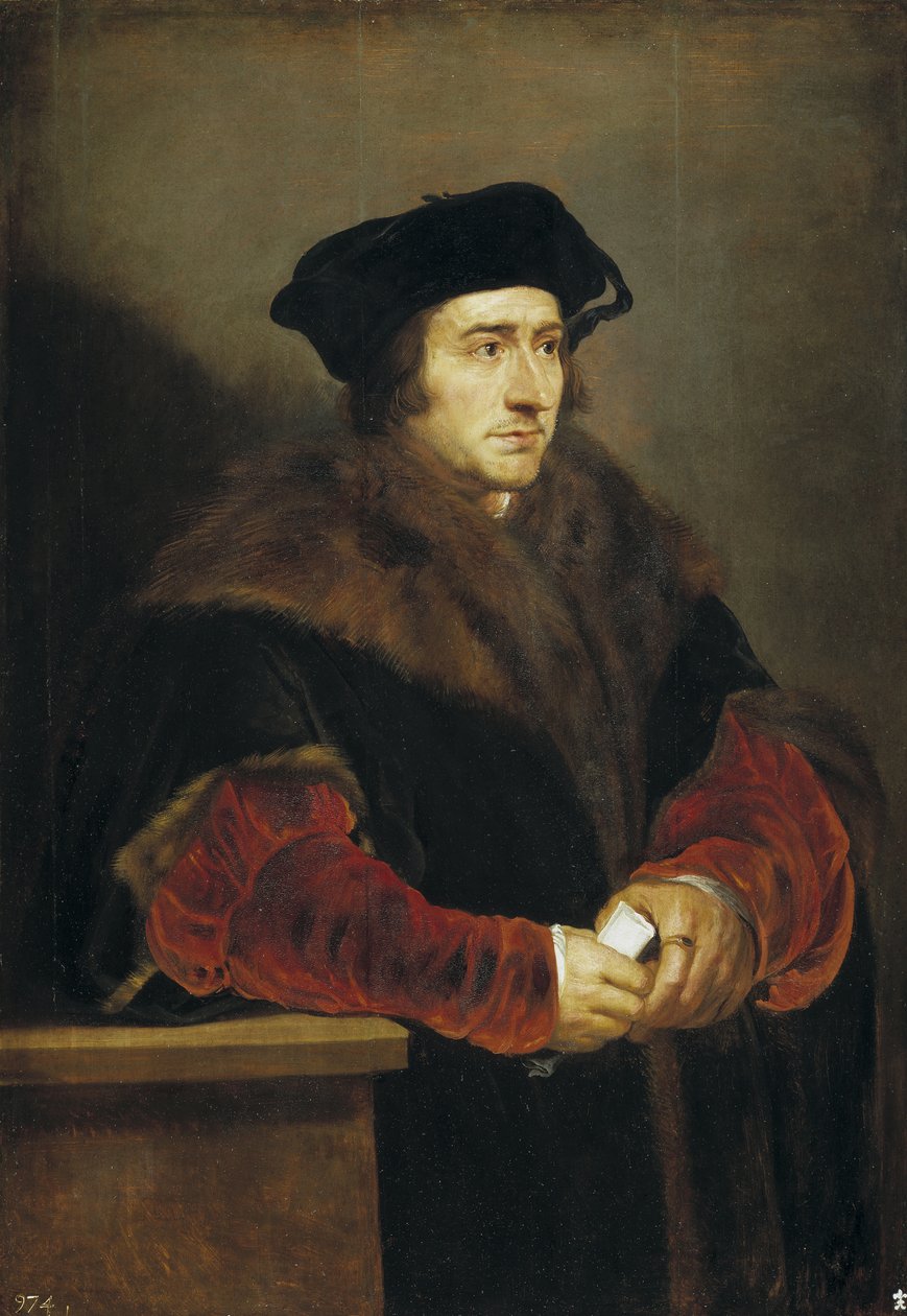 Portret Sir Thomas More, 1625-1630 autorstwa Peter Paul Rubens