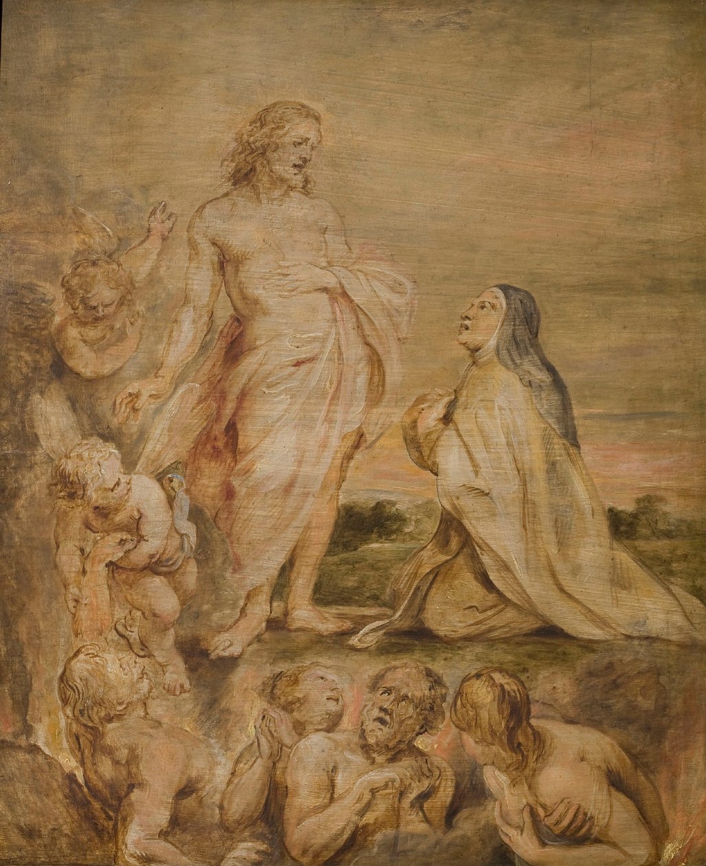 Wizja św. Teresy z Avili, ok. 1930 r. 1635. autorstwa Pieter Paul Rubens