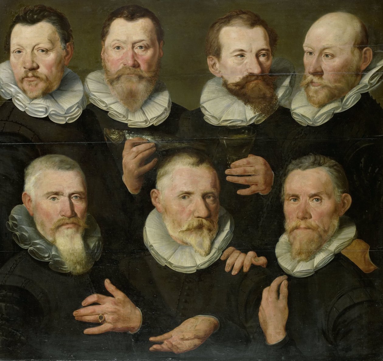 Kompania kapitana Pietera Dircksza Hasselaera i porucznika Jana Gerritsza Hoofta, Amsterdam autorstwa Pieter Pietersz. (I) (circle of)