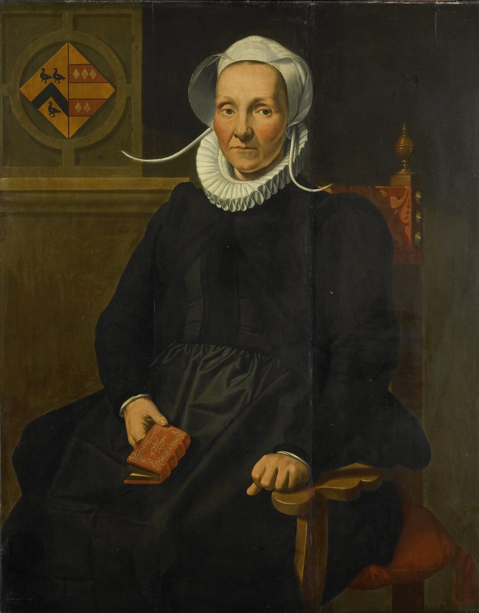 Portret Dirckje Tymansdra Gaela, zwanego van der Graft, żony Mattheusa Augustijnsza Steyna autorstwa Pieter Pietersz. (I)