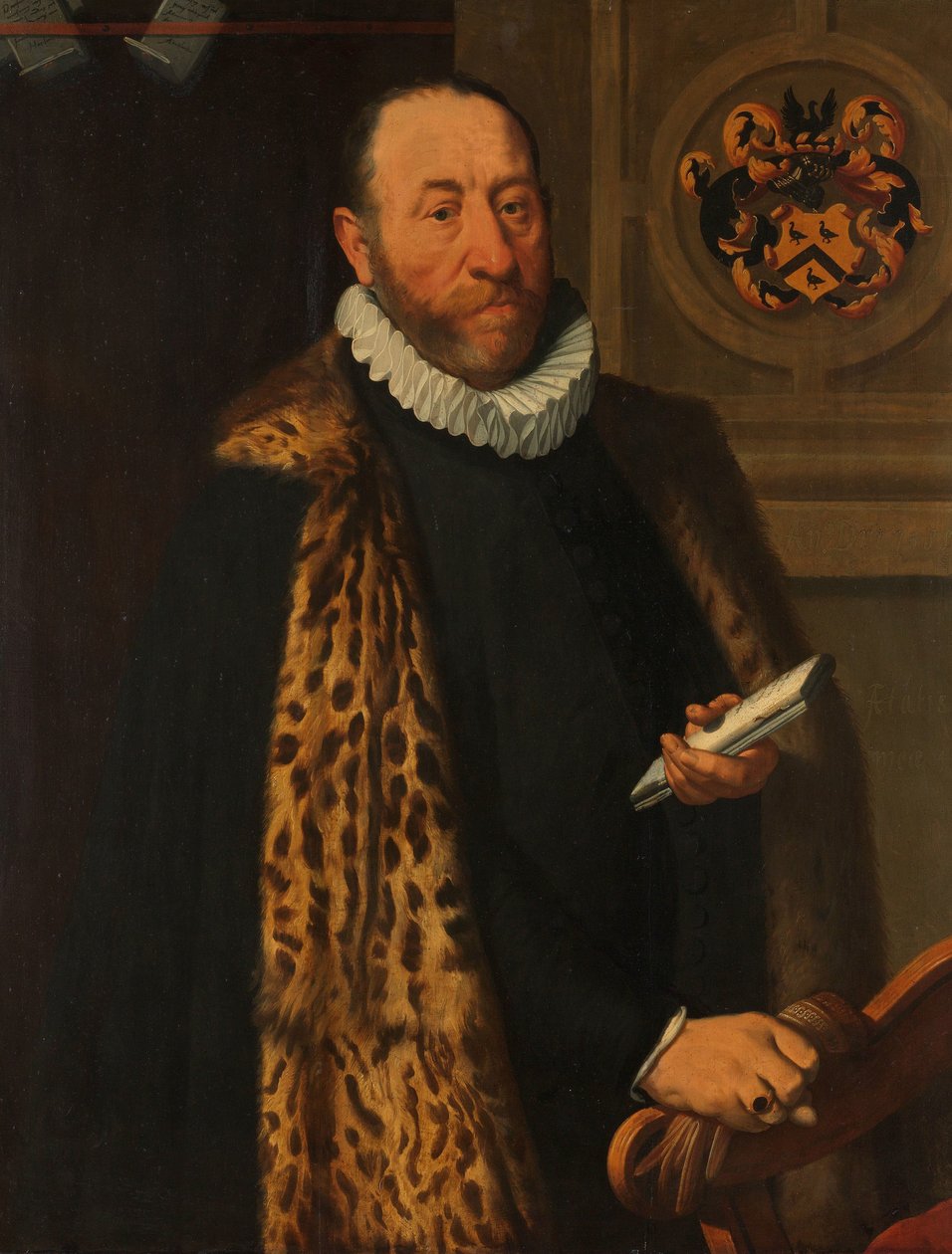 Portret Mattheusa Augustijnsza Steyna, radnego w Kolegium Admiralicji Dzielnicy Północnej w Dokkum autorstwa Pieter Pietersz. (I)