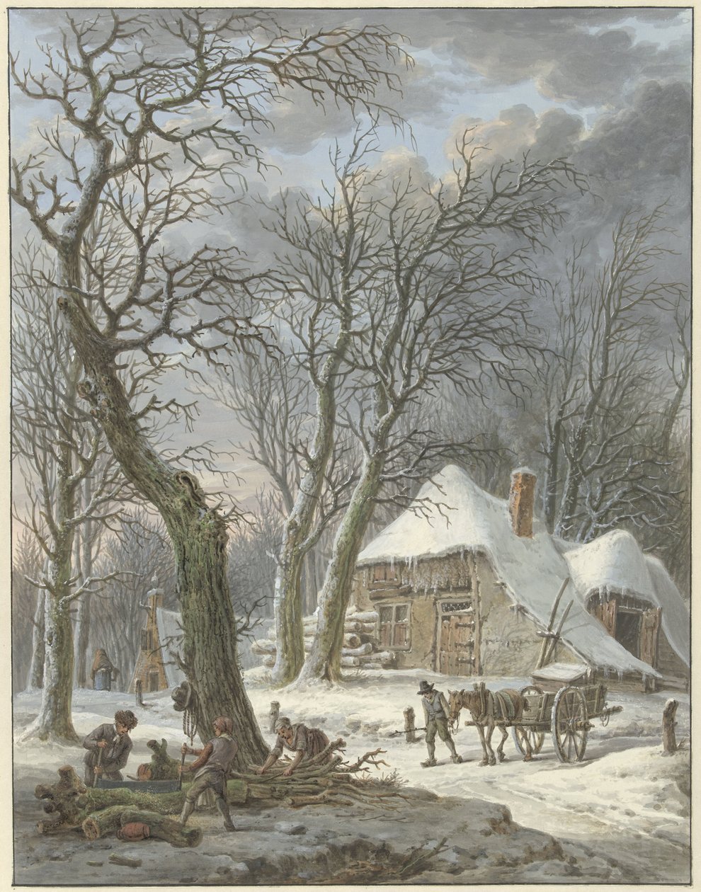 zimowy krajobraz autorstwa Pieter Pietersz. Barbiers