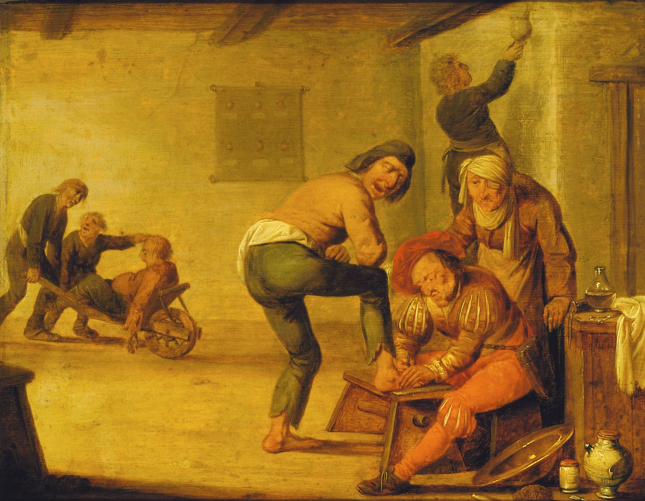 Chirurg wiejski, 1633. autorstwa Pieter Quast