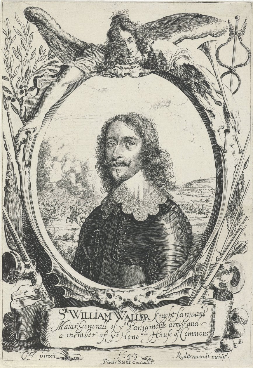 Portret sir Williama Wallera autorstwa Pieter Rottermondt