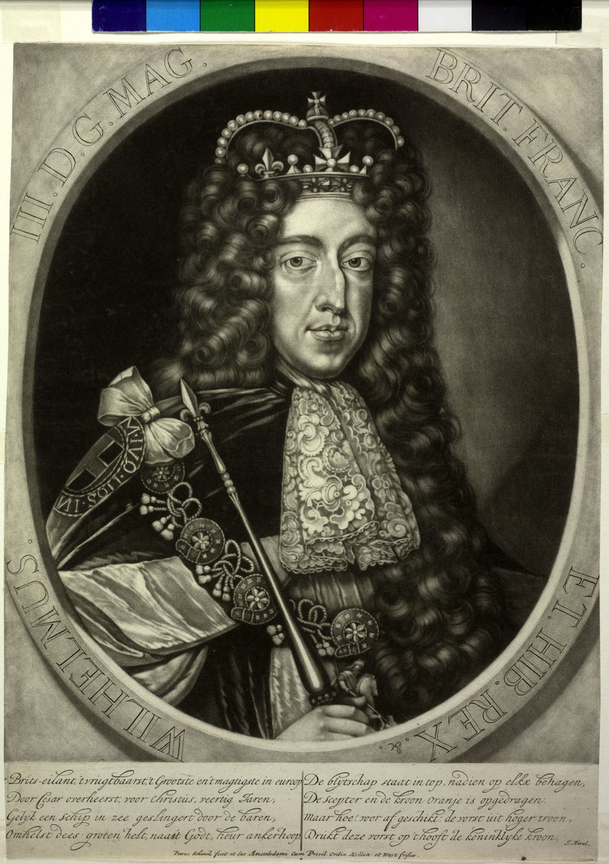 Książę Oranii Wilhelm III autorstwa Pieter Schenk