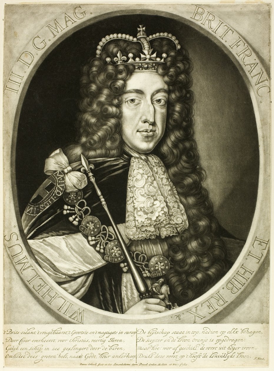 Wilhelm III, król Anglii autorstwa Pieter Schenk
