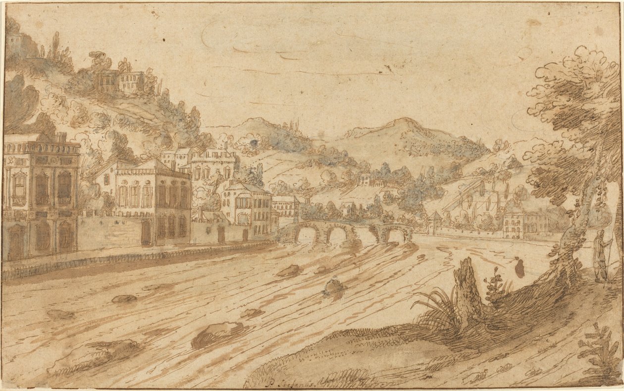 widok na rzekę autorstwa Pieter Stevens