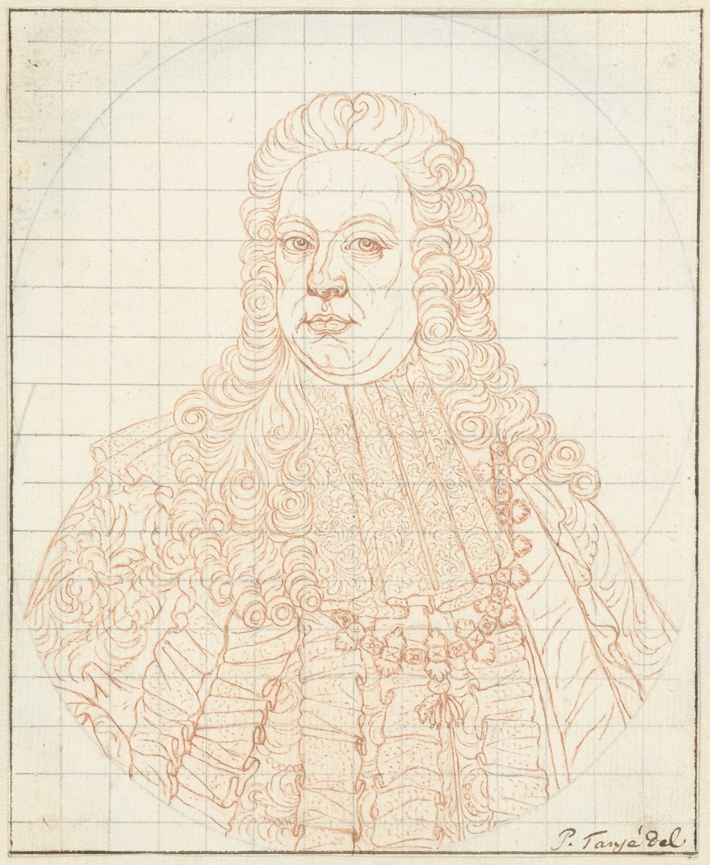 Portret Franciszka I Stefana, cesarza niemieckiego autorstwa Pieter Tanjé