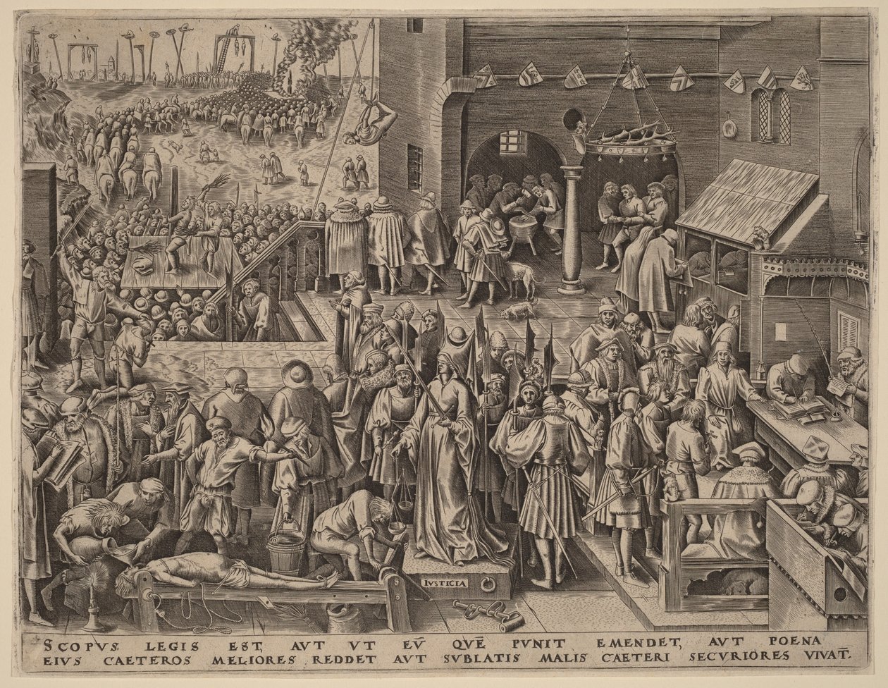 Sprawiedliwość autorstwa Pieter The Elder (after) Brueghel