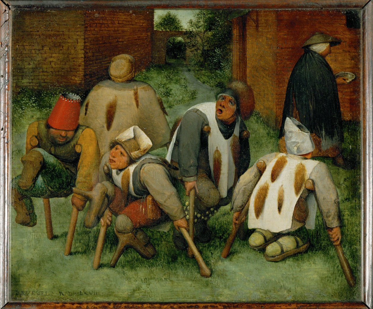 Les Mendiants - Kaleki ... autorstwa Pieter The Elder Brueghel